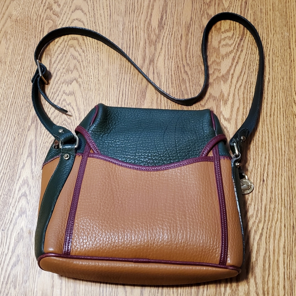 Vintage 1990s Teton Dooney and Bourke Saddle Bag Drawstring Purse USA Made - Picture 6 of 13